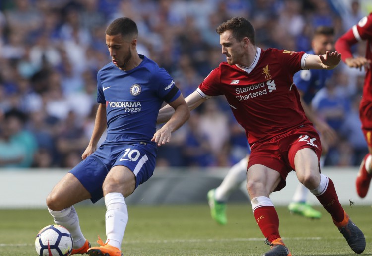 Eden Hazard mampu mengobrak-abrik pertahanan Liverpool