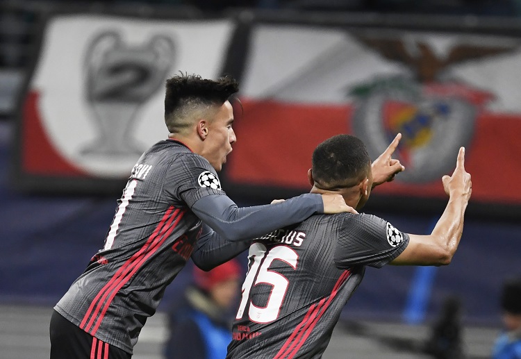 Carlos Vinicius has spearheaded Benfica in taking the lead over RB Leipzig during their Champions League match