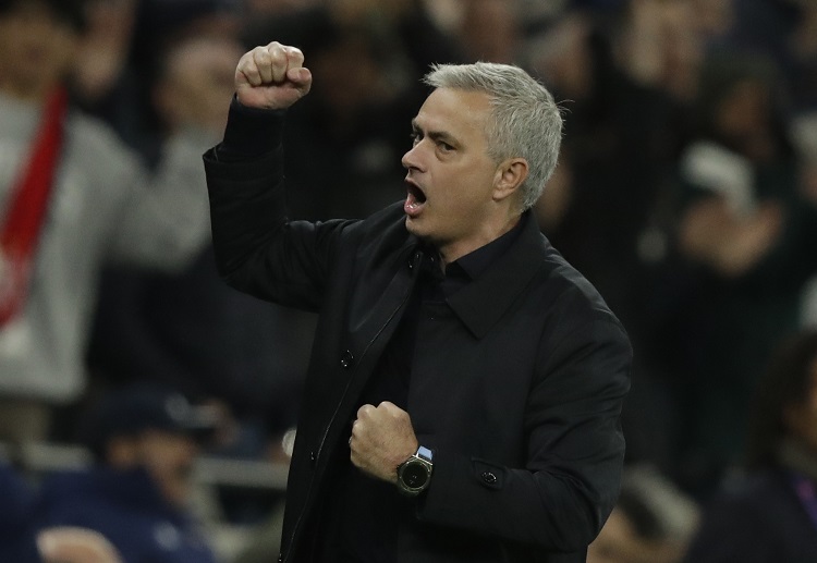 Jose Mourinho is ecstatic after claiming his first Champions League victory for Tottenham Hotspur