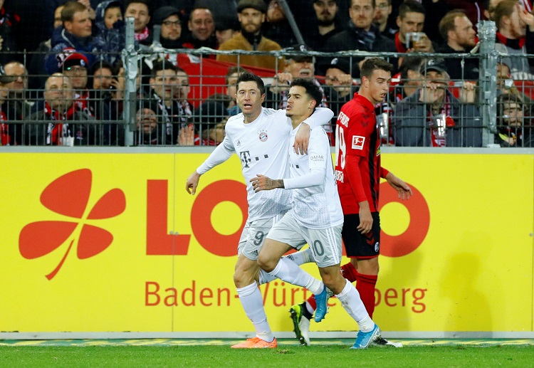Bayern Munich relied heavily on the wings with Philippe Coutinho in Bundesliga encounter against SC Freiburg