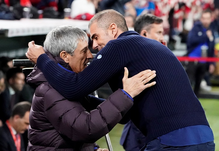 Quique Setien is still positive with Barcelona moving forward in the upcoming La Liga match against Real Betis