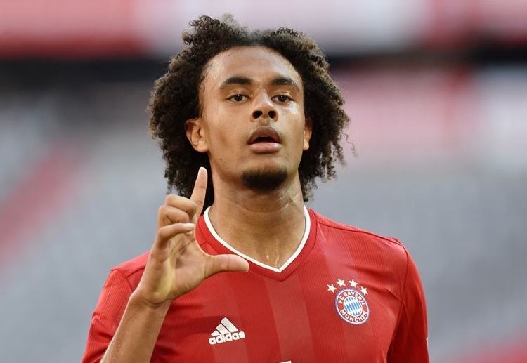 Joshua Zirkzee opens the scoresheet to give Bayern Munich a 1-0 lead over Gladbach during their recent Bundesliga game
