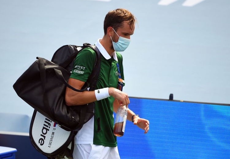 Daniil Medvedev has been eliminated after losing to Roberto Bautista in the Western and Southern Open quarter-finals