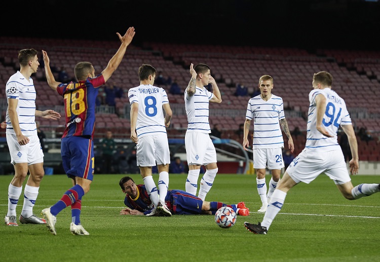 UEFA Champions League: Dynamo Kiev đứng thứ 3 với 5 điểm ít hơn Barca.