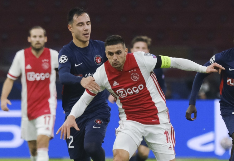 UEFA Champions League: Ajax hiện đang xếp thứ 2 với 7 điểm dành được.