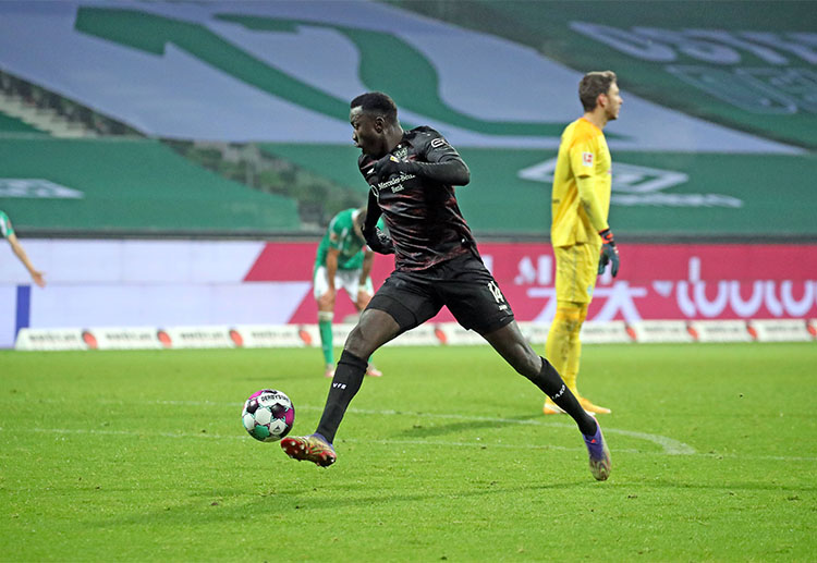 Can Silas Wamangituka score a goal against match favourites Borussia Dortmund in their upcoming Bundesliga match?