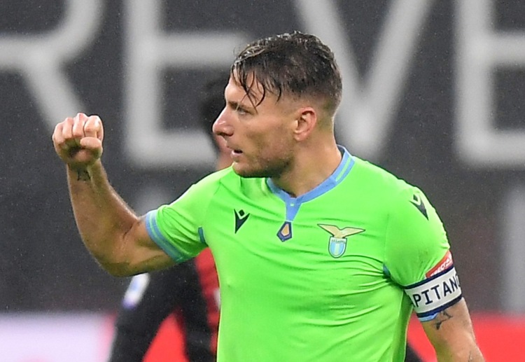 Ciro Immobile andalan Lazio mencetak gol di Serie A