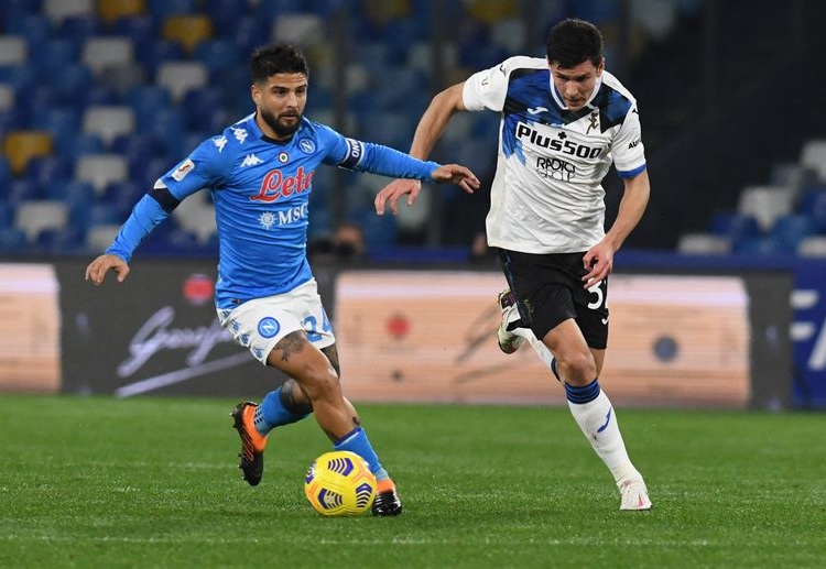 Napoli and Atalanta have failed to score a goal in their Coppa Italia semi-final first leg clash