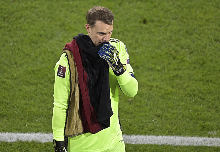 Manuel Neuer memimpin rekan-rekannya di timnas Jerman dalam Kualifikasi Piala Dunia 2022