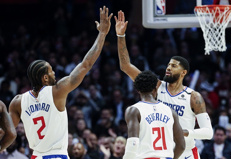 NBA 洛杉矶快船的保罗·乔治跑位