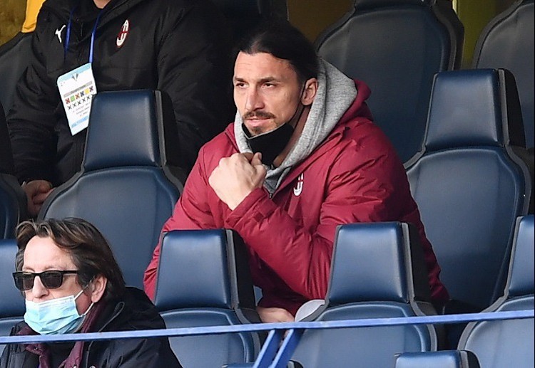 Zlatan Ibrahimovic andalan AC Milan di Serie A
