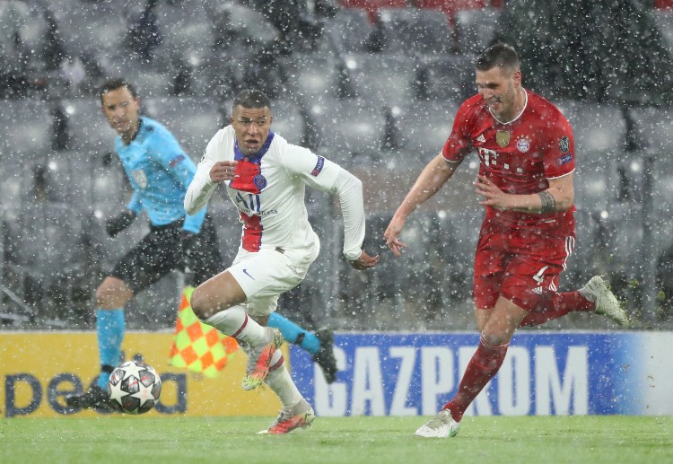 Kylian Mbappe sudah mengemas 8 gol di Liga Champions musim ini