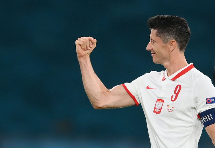 Robert Lewandowski penyelamat Polandia saat lawan Spanyol di Euro 2020