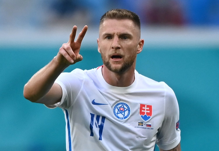 Milan Skiniar siap memberi kejutan untuk Spanyol di Euro 2020