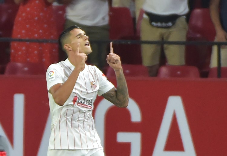 Sevilla fans expect Erik Lamela to score against Getafe in their upcoming La Liga clash