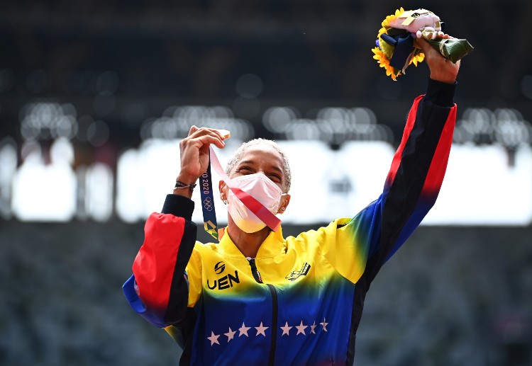 Venezuela's Yulimar Rojas set a new world record at the Olympics 2020