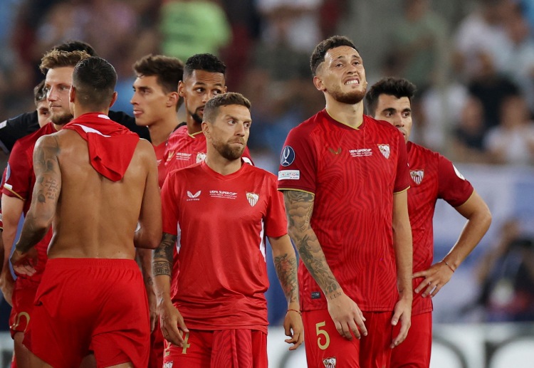 Sevilla were beaten by Man City in the UEFA Super Cup final