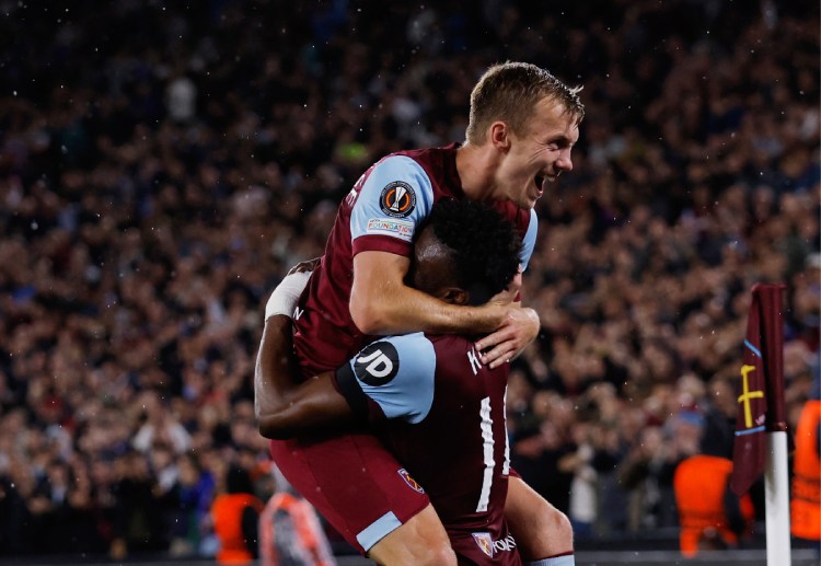 James Ward-Prowse provided another assist for West Ham in their Europa League win over SC Freiburg