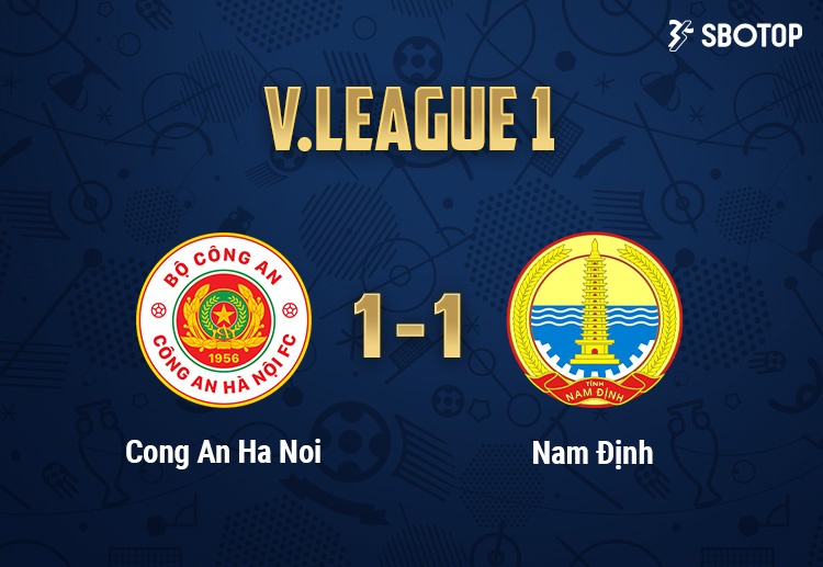 V.League 1: Công An Hà Nội tiếp tục tỏ ra bất ổn