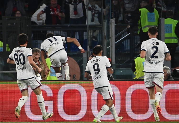 意大利杯 博洛尼亚凭借恩多耶下半场的进球，1比0小胜AC米兰。