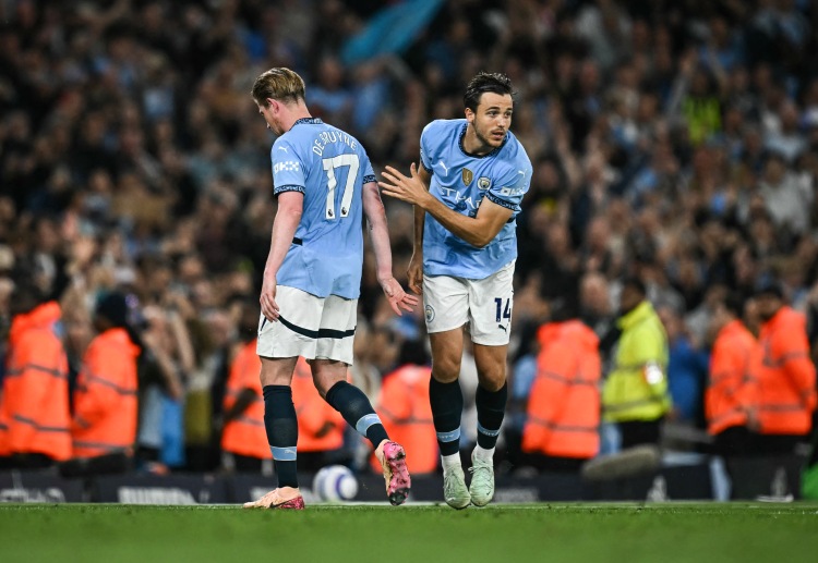 英超联赛 冈萨雷斯替补登场，不负期待，斩获曼城生涯首球。