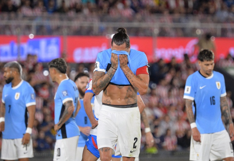 Uruguay rơi xuống thứ 5 BXH Vòng loại World Cup khu vực Nam Mỹ
