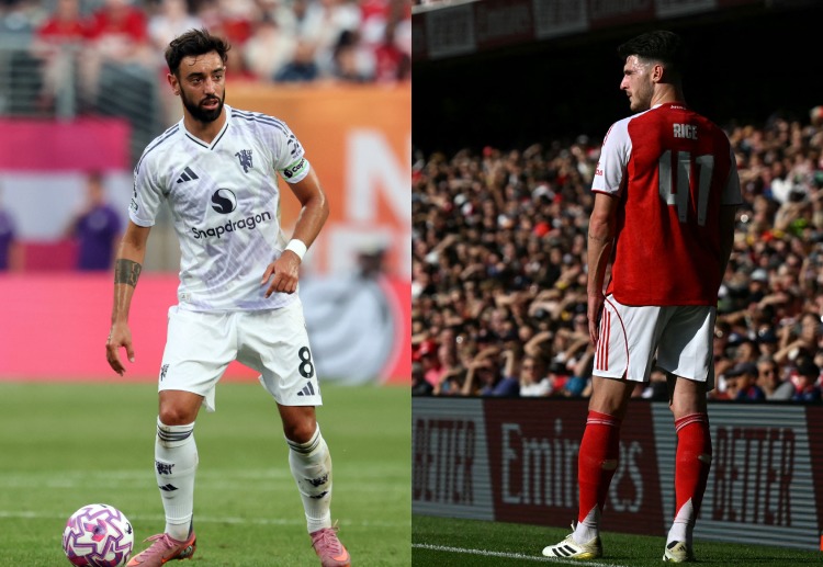 Bruno Fernandes and Declan Rice will be pivotal as Man United take on Arsenal in the Premier League season