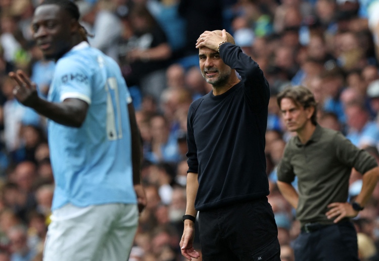 Pep Guardiola prepares Manchester City ahead of their Premier League match against Brighton & Hove Albion