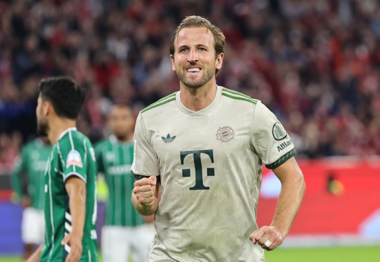 Harry Kane has reached 100 goals for Bayern in 104 matches and leads the Bundesliga scorers with ten this term