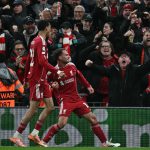 Alexis Mac Allister nods Liverpool ahead against Real Madrid in the Champions League