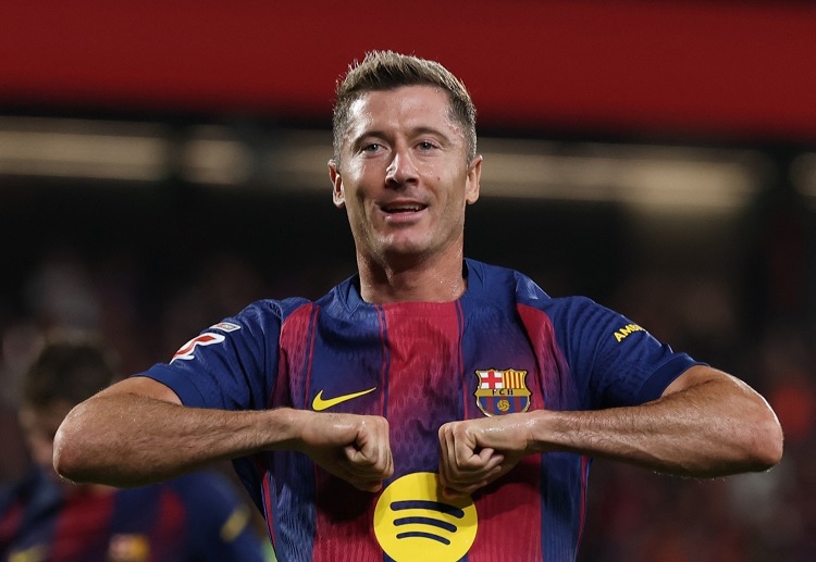 Barcelona star Robert Lewandowski might be replaced at the end of the La Liga season