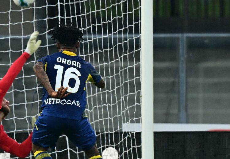 意甲联赛 维罗纳的锋线火力主要集中在塞尔达与奥尔班身上