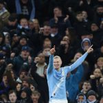 英超联赛 哈兰德梅开二度，助力曼城在主场3比0横扫西汉姆联。