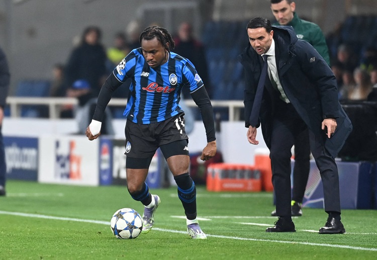 Ademola Lookman incar gol di Liga Champions UEFA