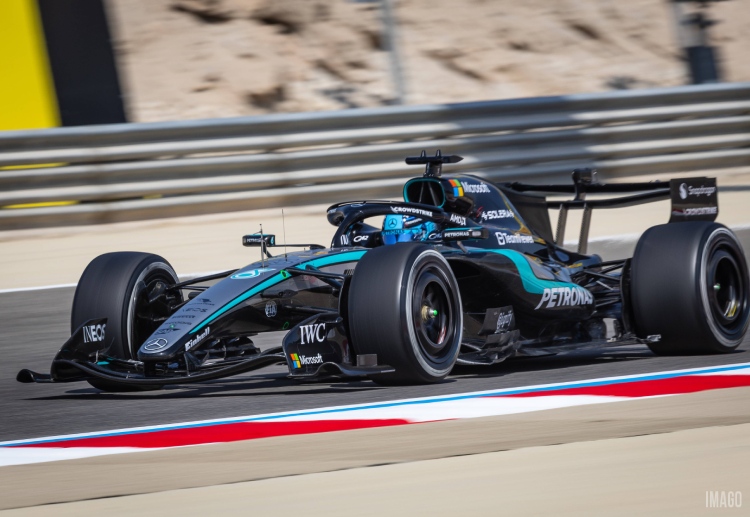 George Russell downplayed Mercedes’ favourite tag ahead of the new Formula 1 season