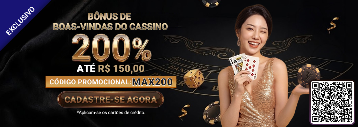 Bônus de boas-vindas de 200% no cassino ao vivo da SBO