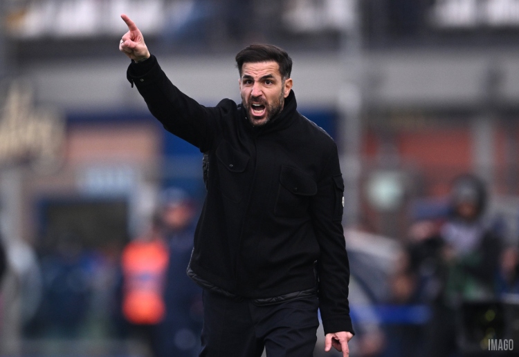 意甲联赛 塞斯克·法布雷加斯执教至今未能战胜国米,此役将全力争取改写纪录