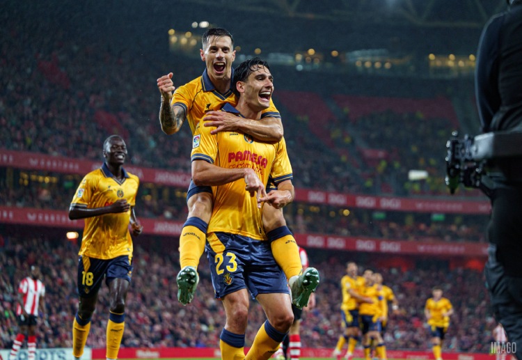 西甲联赛 半场补时关键时刻,阿尔方·冈萨雷斯建功,帮助黄潜以2比0领先。