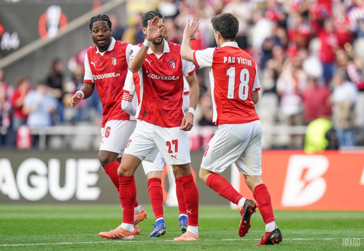 Europa League: Braga lội ngược dòng sau khi bị dẫn 2 bàn