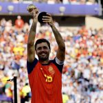 Rodri capped a magnificent World Cup 2026 campaign by receiving the Golden Ball award
